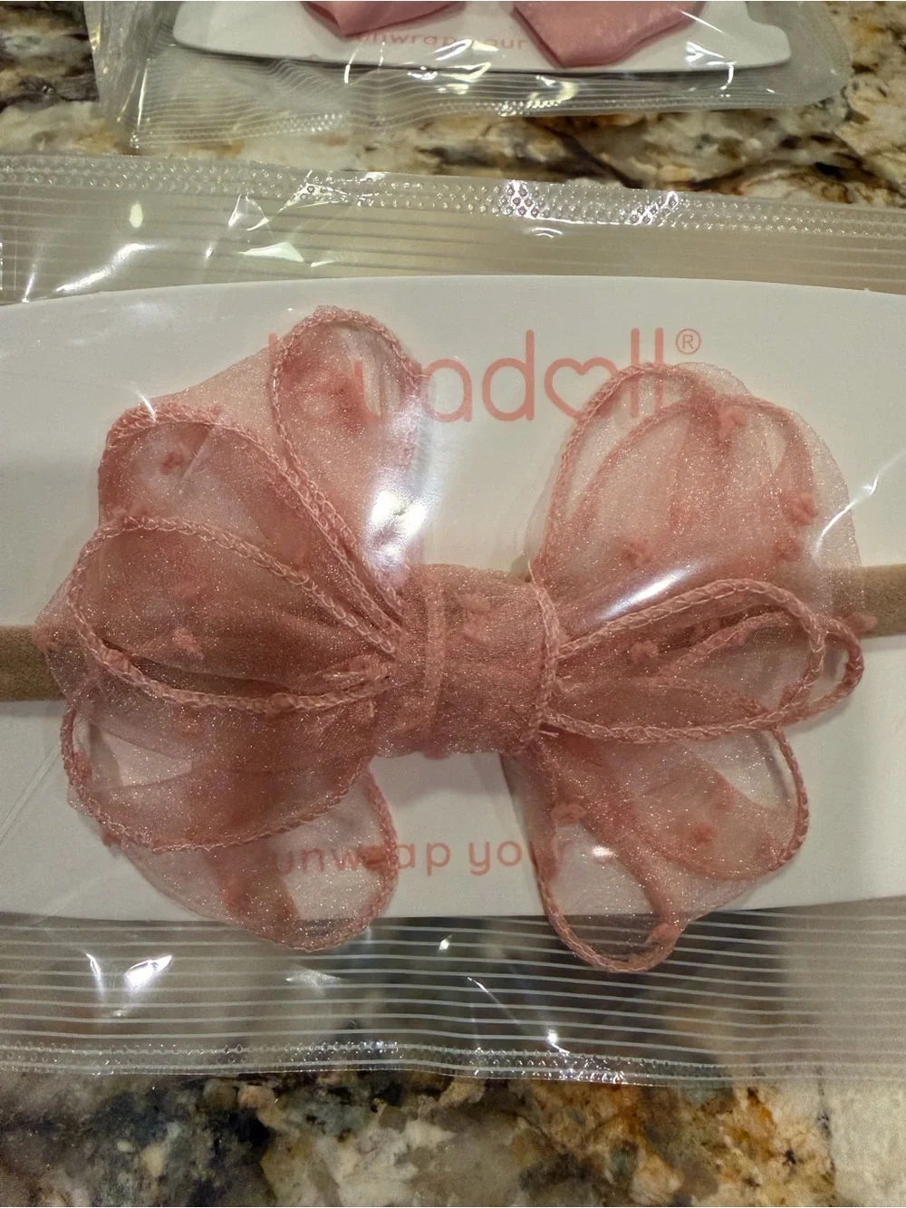 Pink Bow Headband Trio for Kids